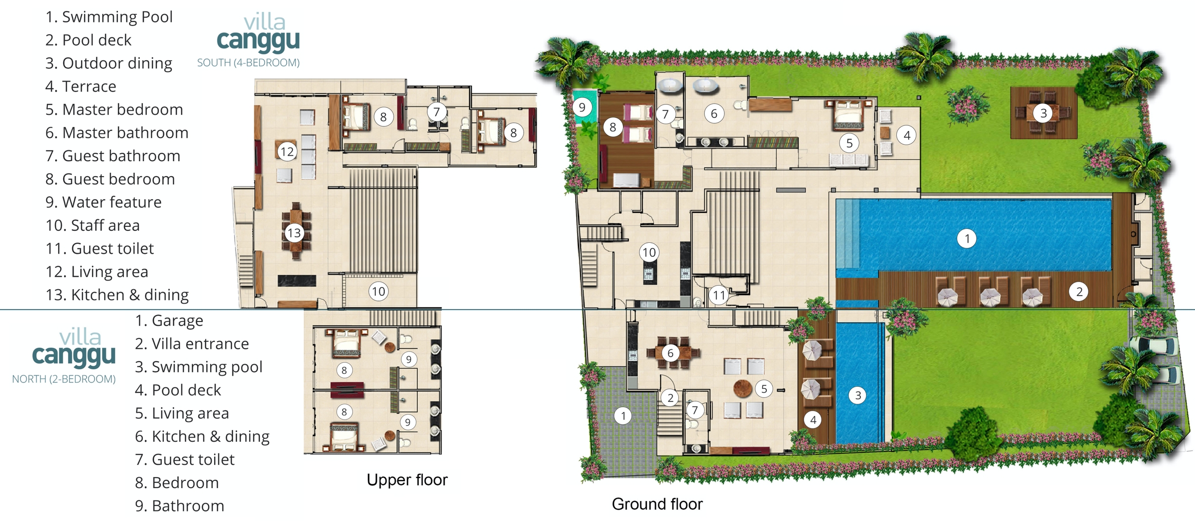 Villa Canggu - Floorplan